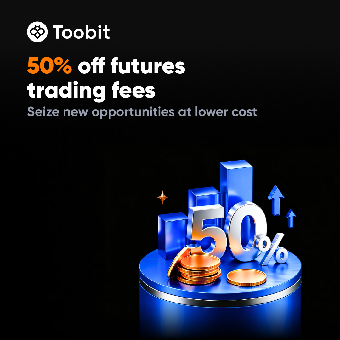 Toobit_official's tweet photo. Cut your futures trading costs in half.

Trade 30 trending futures pairs with 50% lower maker &amp; taker fees for a limited time.

More opportunities. Less spent on fees.

🔗 Register now: https://t.co/ApwgHz892c

#Toobit #Crypto #FuturesTrading #Trading https://t.co/uUjuYkGYrm