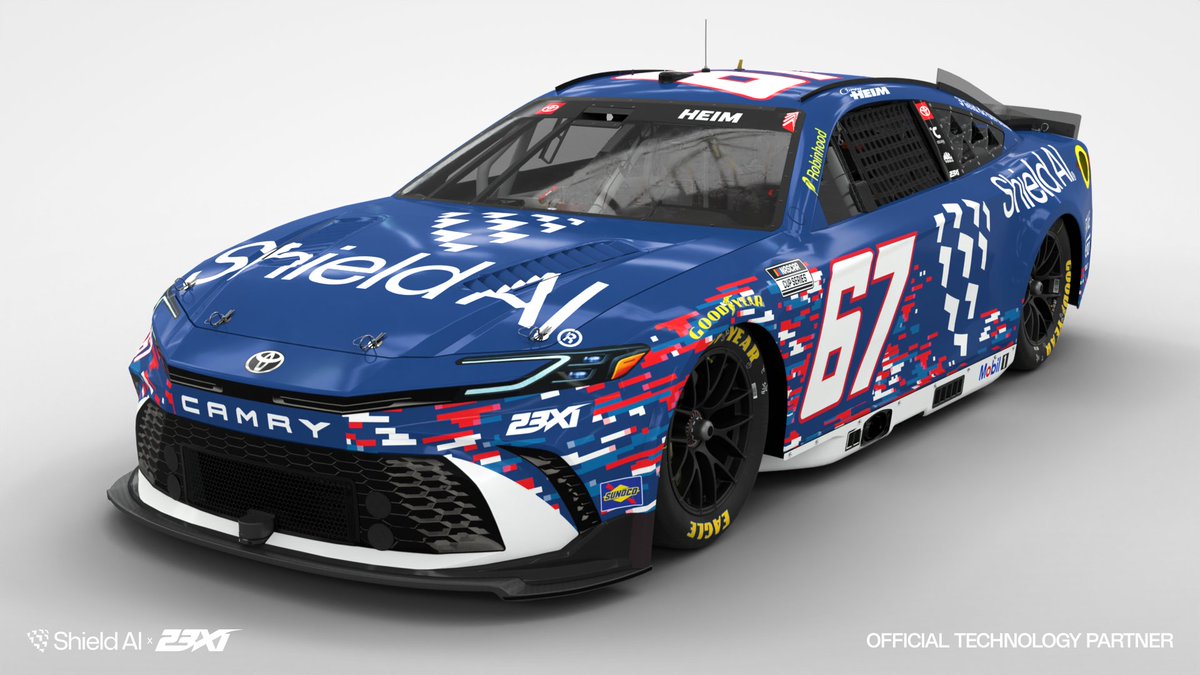 shieldaitech's tweet photo. Just in Heim for America's 250th.

@CoreyHeim_ @23XIRacing https://t.co/5Tl5xWLheE