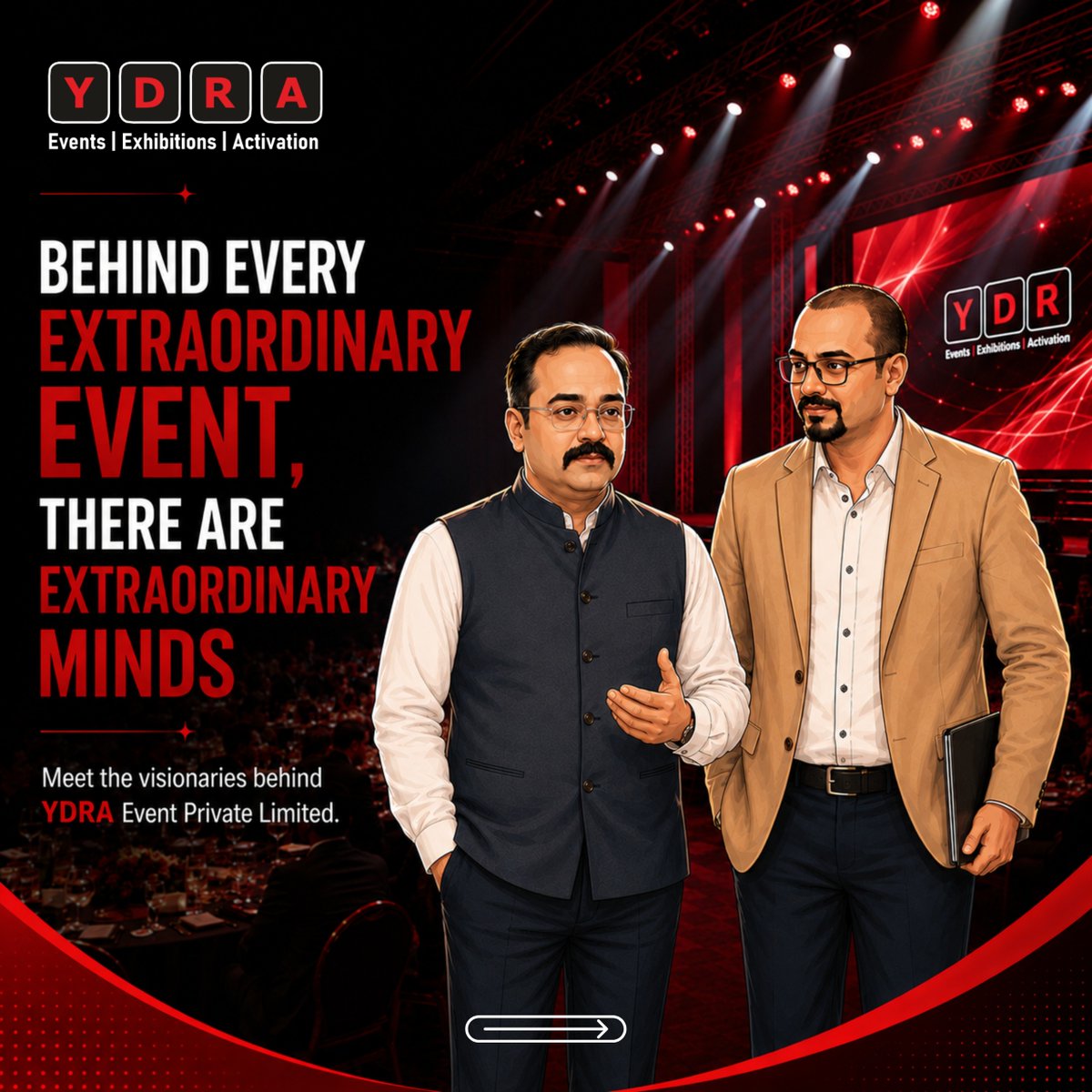 EventsYdra's tweet photo. What if events could be more than just gatherings?
At YDRA, we create experiences people remember long after the applause.
๐ https://t.co/l6V0NA1MtH
.
.
.
#YDRA #EventManagement #CorporateEvents #CreatingMemories https://t.co/35Zllpffd3