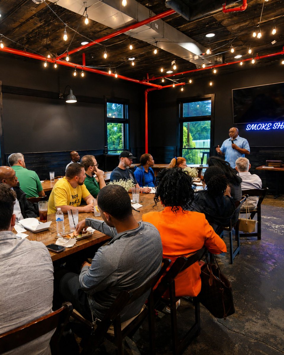 REIAKY's tweet photo. 👏 Thanks for joining June's Lunch &amp; Learn with George Foree!

Don't miss July's Lunch &amp; Learn!

📅 Tuesday, July 7, 2026
⏰ 11:30 AM – 1:30 PM
📍 Martin's Bar-B-Que Joint
🎤 Megan Brown of Kentuckiana Pro Clean

#KREIA #RealEstateInvesting https://t.co/JotD6GB5ys
