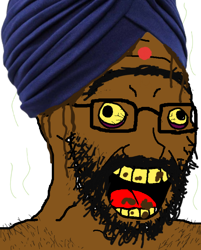 Squisho64's tweet photo. @InRibat @vierter_adler @RadioGenoa > Saaarr we need to r4pe white women saar r4ping is based and aryan saar https://t.co/JHTySnxbkL