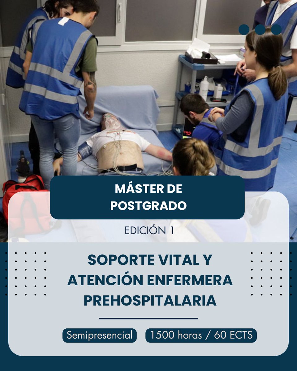 fuden_es's tweet photo. 🚨 Trabajar en atención prehospitalaria no es solo trasladar pacientes. Supone liderar en entornos cambiantes y tomar decisiones en segundos. 🚑

¿Te sientes preparado/a? Lanza tu carrera en emergencias con el nuevo Máster de Fuden ➡️https://t.co/ZyNJqUDTlp https://t.co/eZOMDANsNR