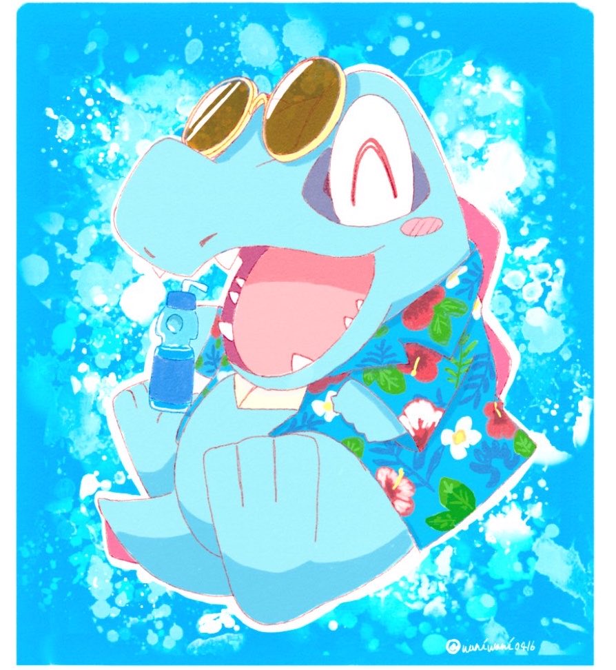 wani_wani_0416's tweet photo. 🐊✨🌺👕☀️🕶️ https://t.co/v5wuCBQSsR
