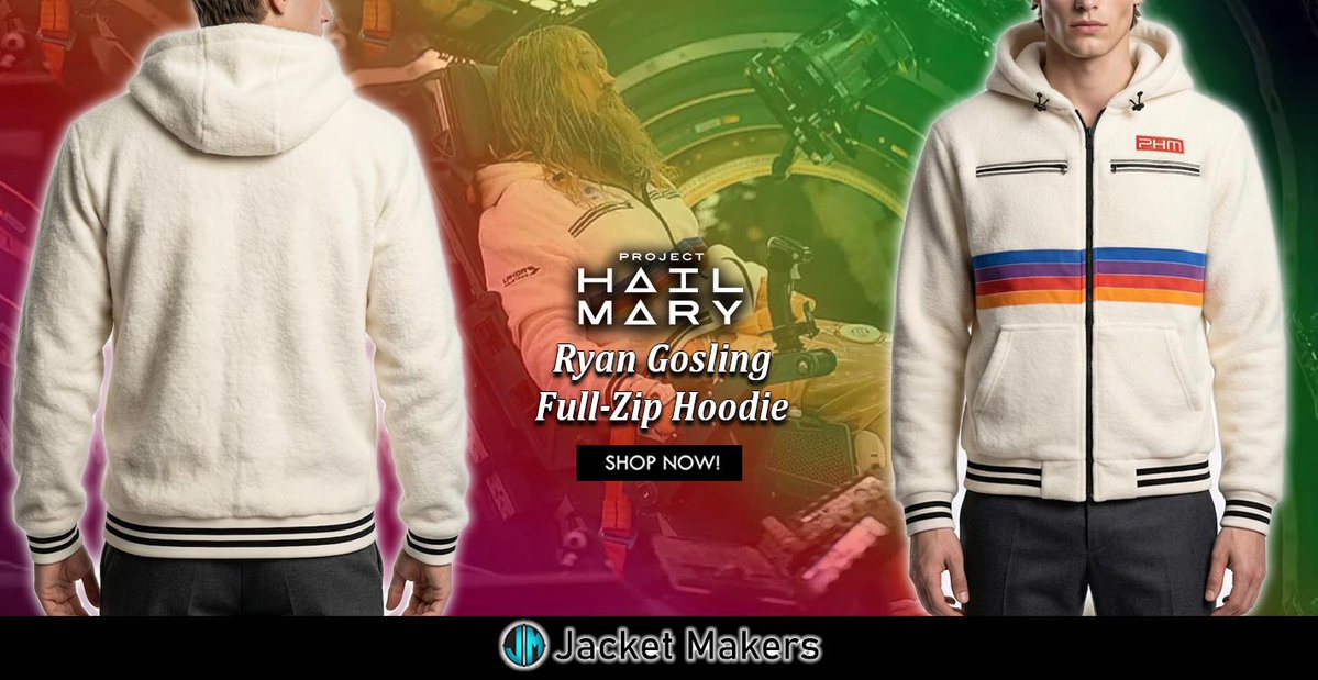 jacketmakers's tweet photo. #RyanGosling #ProjectHail Full-Zip Fleece White #Hoodie.
---------------------------
< Click On Link Shop Now >
https://t.co/SCD8cyFzGB
#ootd #style #fashion #outfit #costume #cosplay #gift #highfashion #RylandGrace #fashiontv #fleecehoodie #whitehood #streetwear #giftidea https://t.co/YpbEgW32Ll