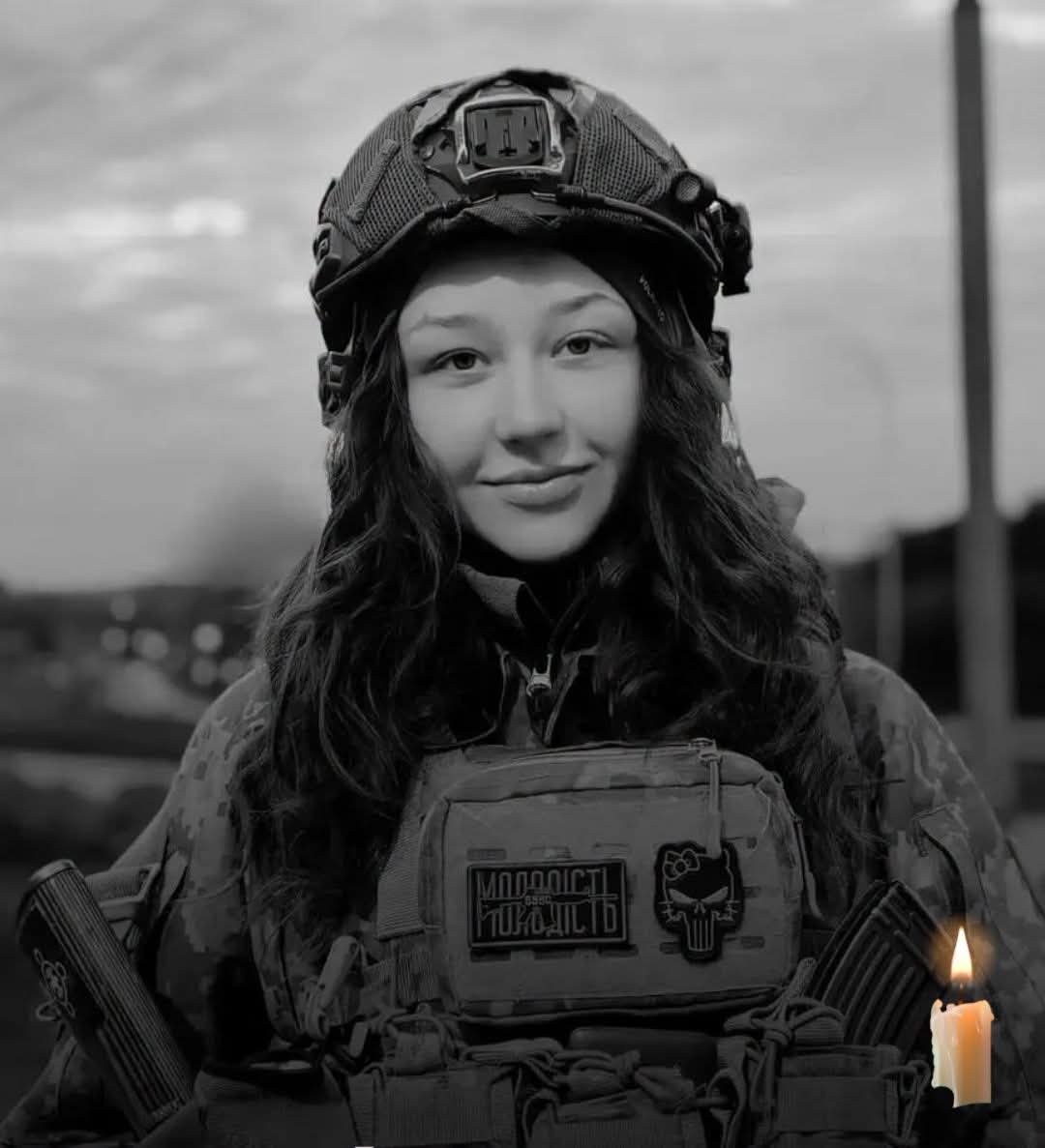 MykhailoRohoza's tweet photo. 😢 22-year-old Alina Pashchenko, known by the callsign "Freya," was killed on July 1, 2026.

She headed the Cherkasy city branch of the public organization "Sokil."

Her death was announced on the official page of the All-Ukrainian Organization "Sokil" – Cherkasy.

Alina volunteered to join the front and served as a drone operator with the 60th Separate Mechanized Inhulets Brigade of the 3rd Army Corps. She gave her life defending Ukraine's independence and future.

Eternal and blessed memory. 🇺🇦
