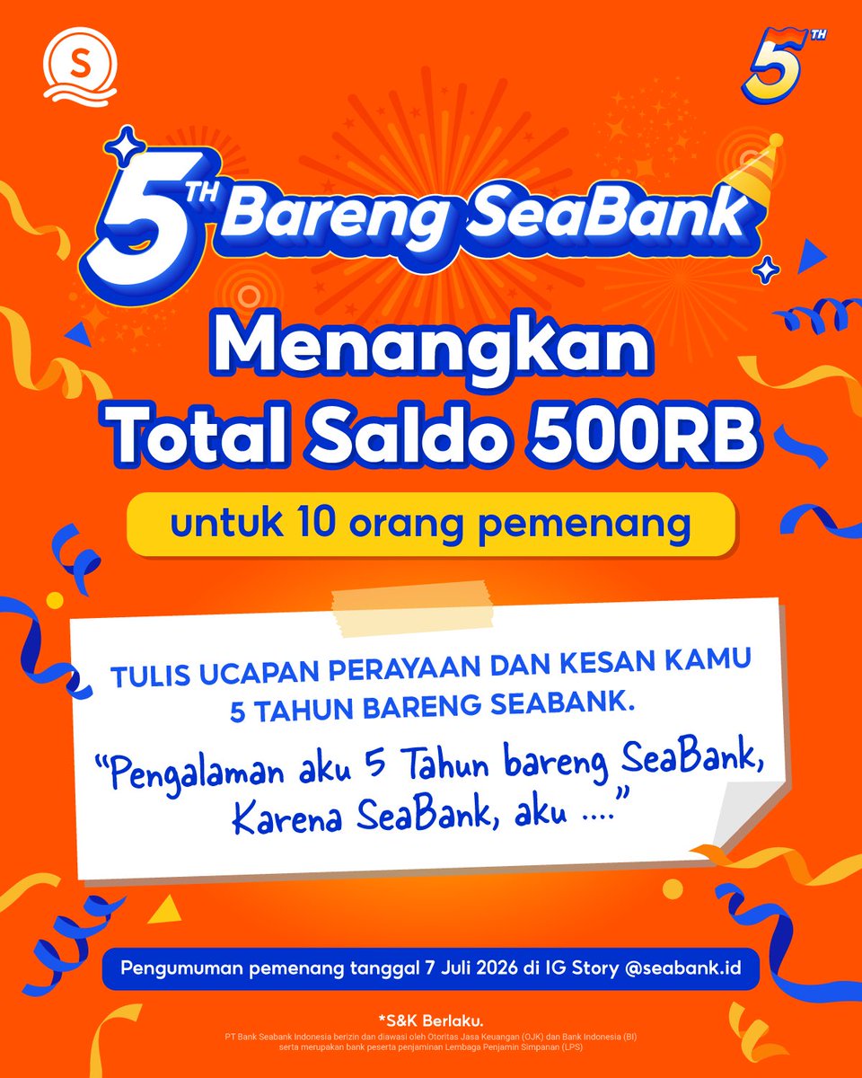 SeaBank Indonesia tweet media