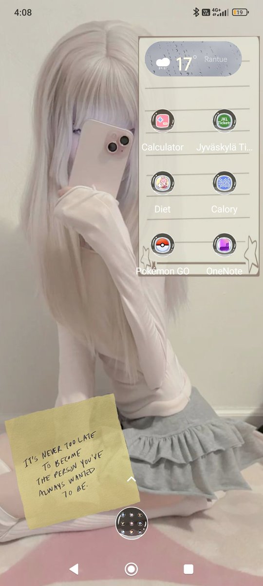 maybeyukine's tweet photo. Chat how obvious is it I'm tryna lose weight I feel like I should be hiding my phone screen lol https://t.co/gm1ZZURsXD
