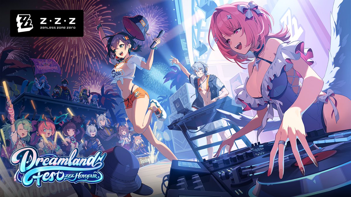 ZZZ_TH's tweet photo. เทศกาล Dreamland Fest | ZZZ HoYoFair

Proxy ทุกคน กำหนดการในช่วงงานฉลองครบรอบปีของคุณแน่นกันแล้วหรือยัง? ขอร้องล่ะ — อย่าลืมแบ่งเวลาไว้ให้งานเทศกาลดนตรีประจำปีกันด้วยนะ!!
เพื่อเป็นการฉลองครบรอบ 2 ปี Zenless Zone Zero เหล่านักสร้างสรรค์ผลงานแฟนเมด จะยกทัพมามอบการแสดงสุดพิเศษให้ทุกคนได้รับชมไปด้วยกัน!
แขกรับเชิญสุดพิเศษและอีสเตอร์เอ้กสุดเซอร์ไพรส์ กำลังรอทุกคนในงานเฉลิมฉลองสุดยิ่งใหญ่ครั้งนี้กันอยู่นะ!

โปรดติดตามข่าวสารจากโซเชียลมีเดียของทางการและ HoYoFair อย่างใกล้ชิด เตรียมตัวให้พร้อม แล้วมาร่วมระเบิดความสนุกไปด้วยกันได้เลย~ ✨

#zzzero #zenlesszonezero
#HoYoFair #ZZZDREAMLAND 
#ZZZ2ndANNI