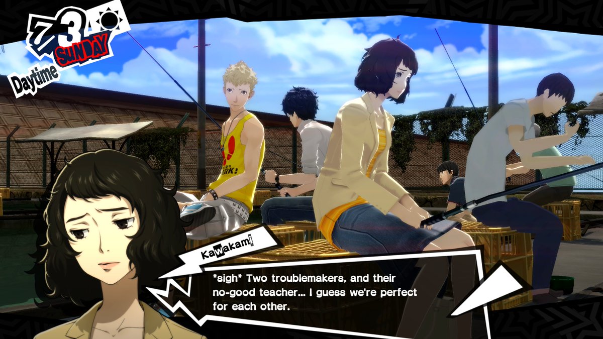 Plemmons7's tweet photo. I never realized Ryuji invites us to go fishing on his birthday #坂本竜司生誕祭2026 https://t.co/gTK3AiSqeF
