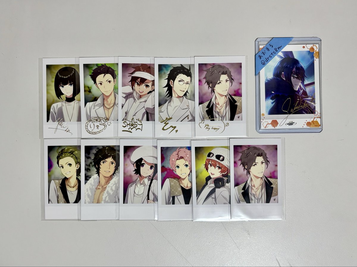 drsts8m's tweet photo. 【交換】sideM FiFS インスタントフォト風カード フォトカ White 白衣装

◆譲
箔 : 麗、龍、志狼、玄武、幸広
N : 翔太、道流、直央、大吾、悠介、幸広

◆求
道夫、薫、百々人、想楽、北斗
※箔⇄箔優先

都内orイベント現地にて手渡し。郵送も可能。
検索からでもお気軽にお声掛けください。 https://t.co/TpWNXA9yry