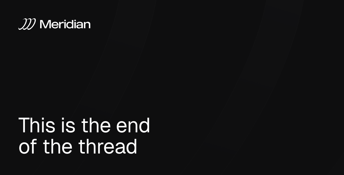 Meridian tweet media