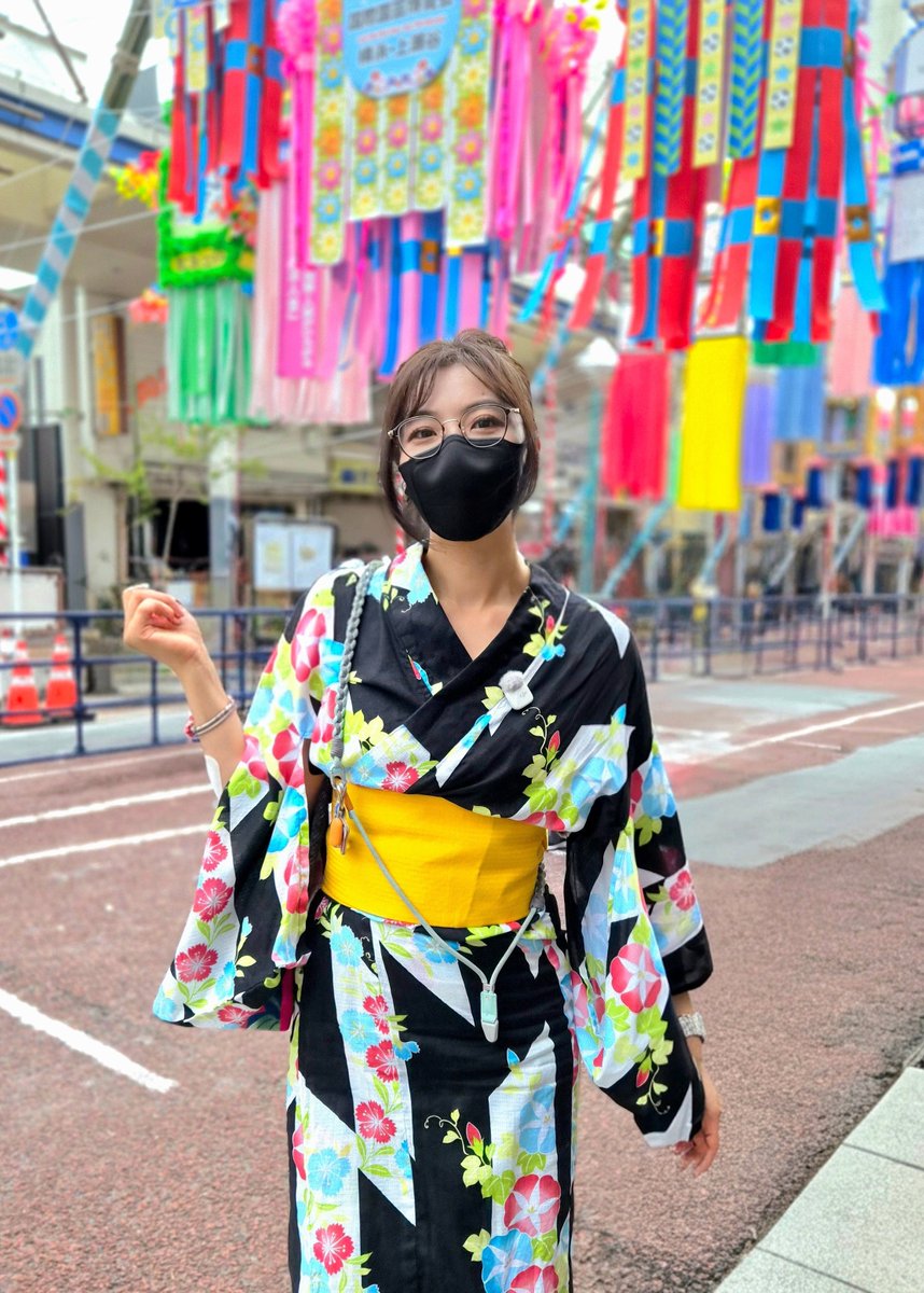 onigiriirl's tweet photo. Festival season had begun! 🎋 https://t.co/pu8hoGnu02