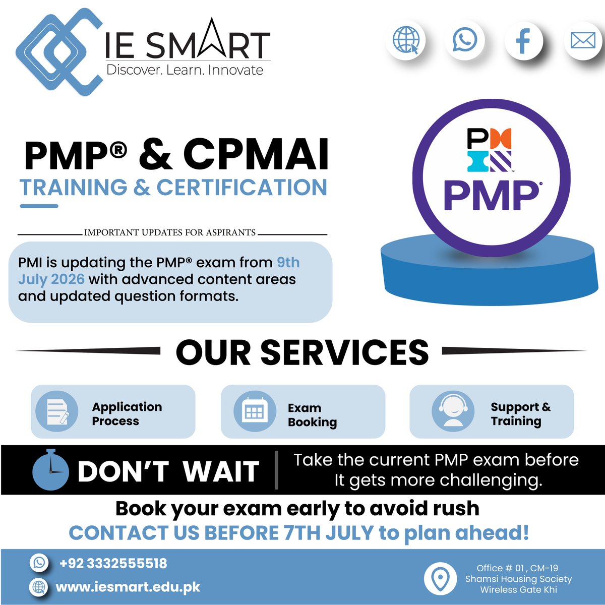 ietechpathins's tweet photo. The PMP exam is changing from 9th July with more advanced content and tougher formats.
 Book early and stay ahead.
#PMPupdate #PMPCertification #ProjectManagement #PMI #CareerGrowth #ITCertifications #ProfessionalDevelopment #Upskill #ExamPrep #CareerSuccess https://t.co/2tmgbc2rbr