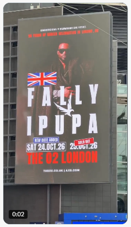 kinshasaweb's tweet photo. #02arena #FallyIpupa02Arena #the02 #London #The02Arena #Music #LiveMusic #Concert #FallyIpupa #O2Arena #SoldOut #RDC #DRC #DicapLa #FallyIpupaXX #warriorsdefally #FallyIpupa207 #kindule #fallyipupa #fallyipupa001
🚨 BREAKING:@fallyipupa01 has officially added a second show at The O2 due to phenomenal demand...
https://t.co/BRQAqF6aTH