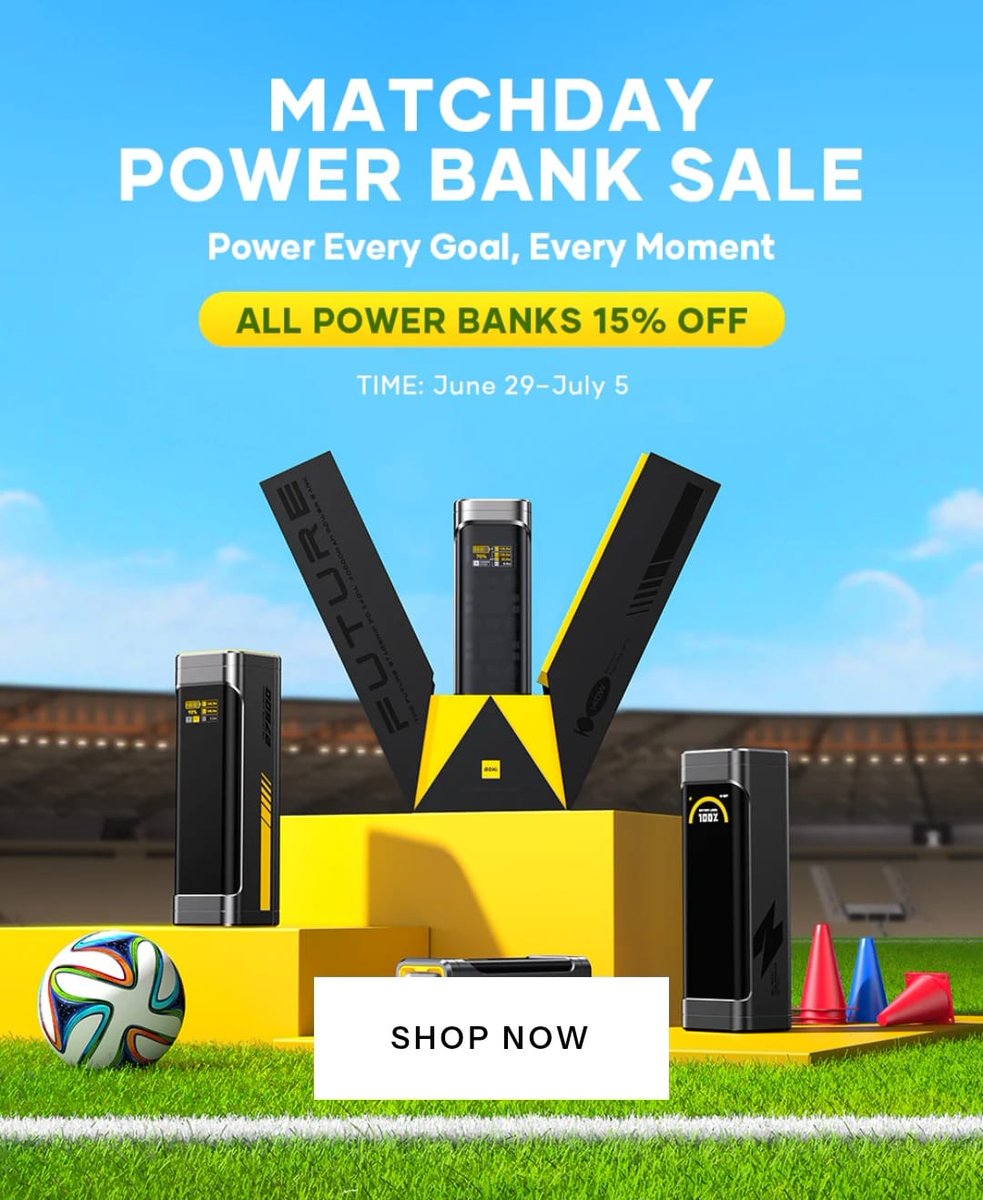 alaybeyik's tweet photo. ⚽ AOHI World Cup Sale is here!
Power your World Cup experience with AOHI ⚽🔋

🏆 15% OFF sitewide ⚡ Premium fast chargers 🔋 Smart power banks 🎁 Extra bundle savings

Use code: 15WORLDCUP

Affiliate Link: https://t.co/B0vwYbf7sN

#AOHI #FastCharging #WorldCup2026 #TechGear https://t.co/qMEWGvGCSQ