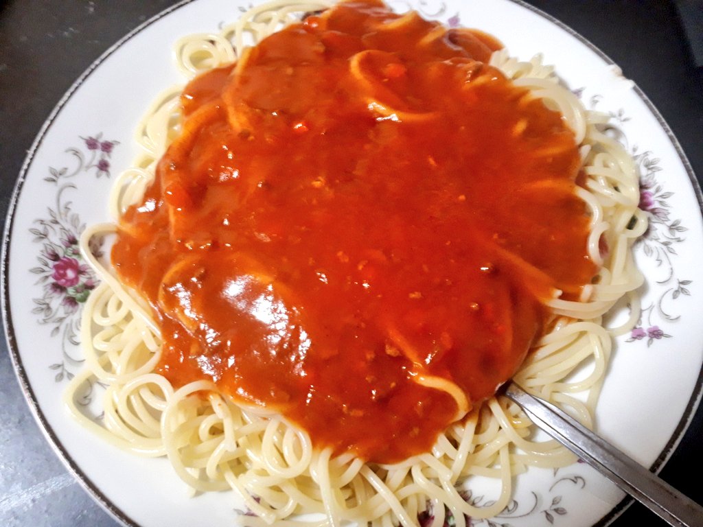 onuasce's tweet photo. ミートソース決めました🍝(^.^)
 #夜ごはん #おうちごはん https://t.co/VG32q6EmNT