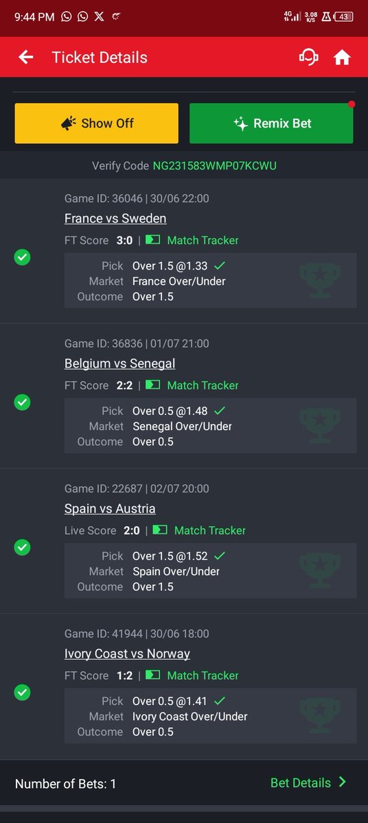 ROYALBETTINGS's tweet photo. Drop your WhatsApp number if you are interested in today game https://t.co/qporGVQGV0
