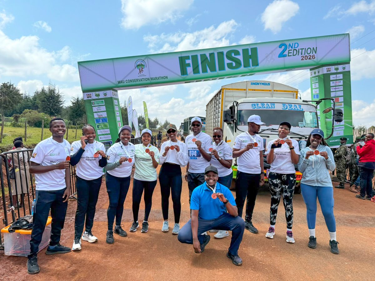 KEBS_ke's tweet photo. @KEBS_ke  today joined the Mau Conservation Marathon at the Mau Forest, lending its support to the Government's tree growing initiative targeting 15 billion trees by 2032.

The Bureau was represented by the Regional Manager, Nakuru, Eng. Josephat Bangi, alongside other KEBS staff, who took part in the marathon as part of KEBS commitment to environmental conservation and sustainable development.

Every step counts towards a greener Kenya! 🇰🇪 ^LM
