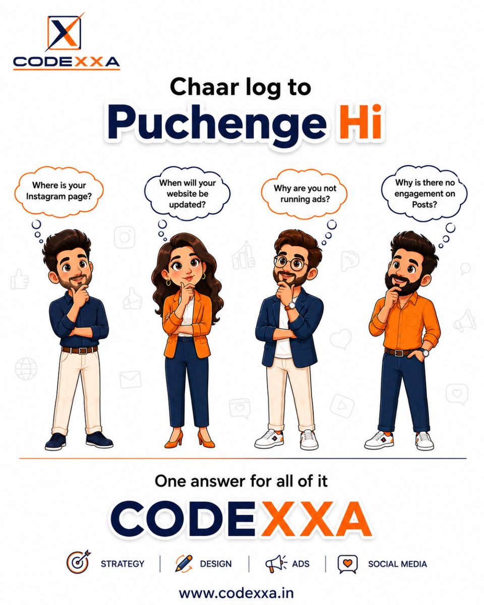 CodexxaIndia's tweet photo. 🤔 Too many questions about your online growth?
💡 One solution for all Codexxa Business Solutions.
🚀 Websites | Marketing | Ads | Branding

#Codexxa #DigitalMarketing #BusinessGrowth #WebDevelopment #SocialMediaMarketing https://t.co/Mx35beZuPX