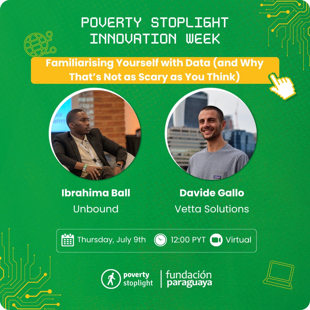 PStoplight's tweet photo. Data isn't just for tech experts. It's simply human evidence, facts, and stories. 📈

Ibrahima Ball (Unbound (nonprofit)) and davide gallo 🏴‍☠️ (Vetta Solutions) will share a practical, human-centered approach to building data confidence and using it as a tool for deeper impact.

🔗 Sign up for free via the link: https://t.co/jWtu8rTddA