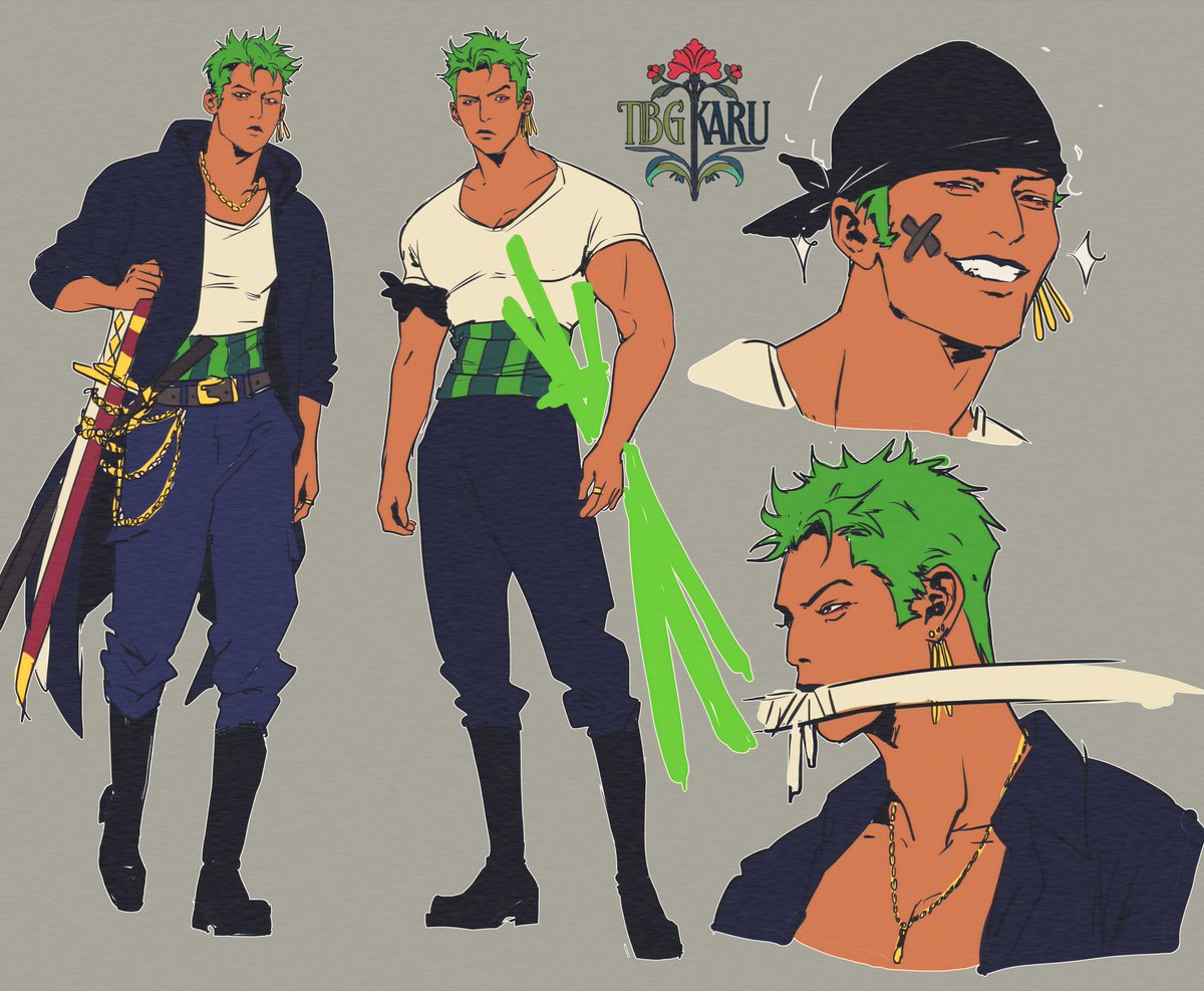 tbgkaru's tweet photo. Roronoa Zoro 🤺🥬💪 https://t.co/LPfSOrFTlq