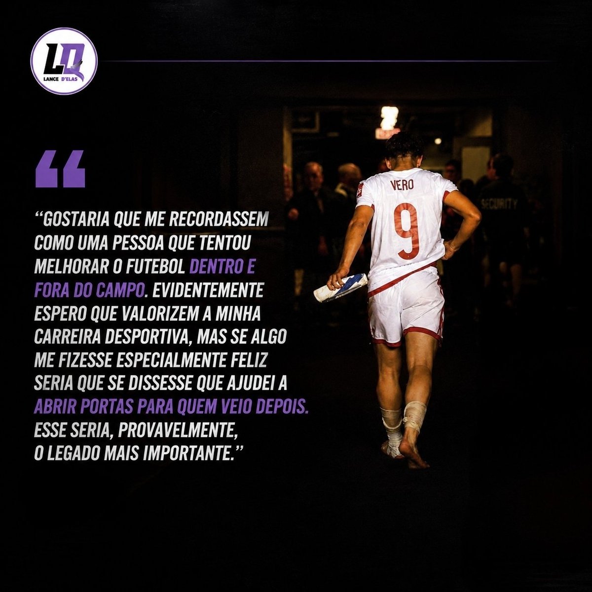 _lancedelas_'s tweet photo. 💜 Veronica Boquete, uma lenda do futebol feminino espanhol, em entrevista
Podem ler todos os detalhes em https://t.co/GPunRflrsN https://t.co/K4cImxNFzN