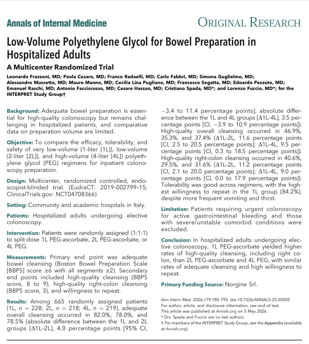drkeithsiau's tweet photo. Which bowel preparation is best for inpatient colonoscopy? The answer lies in this new multicentre RCT 🏆 https://t.co/cbSfPVyEjx