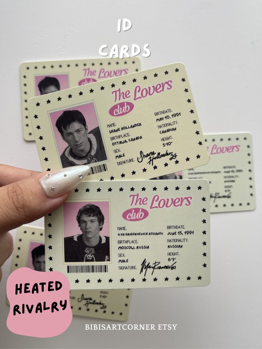 thatsobibi's tweet photo. did someone say hollanov id cards 🤭 https://t.co/osFNscVrWb