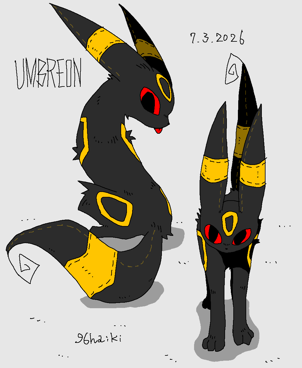 kuroHaiki's tweet photo. #pokemon ブラッキー / umbreon https://t.co/dEQNckC5qF