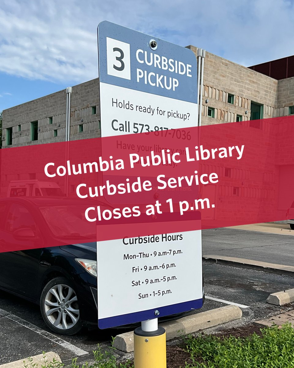 dbrl's tweet photo. Due to the projected heat index, curbside service will close at 1 p.m. today, July 3. 
As a designated cooling center, we encourage you to come on in if you need to beat the heat. It may be hot outside, but it's cool in the library! https://t.co/f52f798ch9