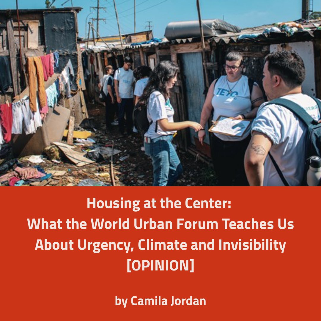 RioOnWatch's tweet photo. Housing at the Center: What the World Urban Forum Teaches Us About Urgency, Climate and Invisibility [OPINION]

🔗 Don't miss the full article by Camila Jordan: https://t.co/SRh6C3CCgx

w/ @TETObra, @WUF_UNHabitat https://t.co/2s6OgU7Tl9