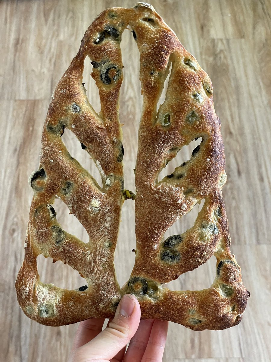 bakingloverrr's tweet photo. 나뭇잎 모양 푸가스 

완전 바샥바샥
근데 2차발효 살짝 미발이라 아쉽다 
담에 다시 해봐야디 https://t.co/uxnLNuxg6R