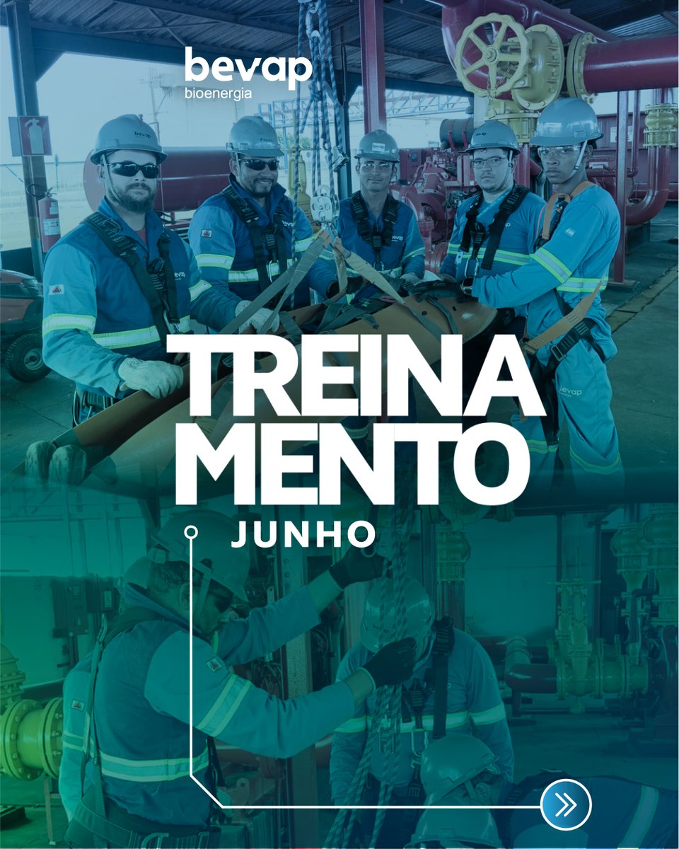 bevapbioenergia's tweet photo. Segurança se constrói com atitude, responsabilidade e aprendizado contínuo. Durante o mês de Junho seguimos fortalecendo práticas que protegem vidas.

Juntos, seguimos promovendo um ambiente de trabalho mais seguro para todos.

#bevap #segurança #atitude #treinamento #bioenergia https://t.co/ogH9jXo8nE