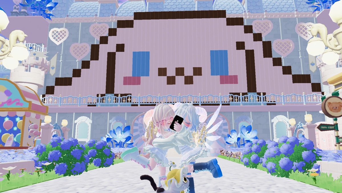 s_ei0218's tweet photo. ねろち！！！

シナモンハウスありがとう♡♡
建築に行き詰まったらいつも手伝ってくれてありがとうт ‧̫ т♡
最近ずっと家建ててくれてる嬉しいだね🥰🥹🫶🏻 https://t.co/aZXK9GmAns