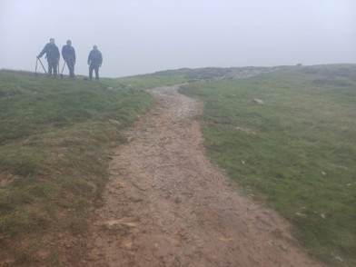 fixthefells's tweet photo. Before and after shot of work on #Catbells - one of the most heavily used footpaths in the #LakeDistrict! On a clear day you can see for miles... today... not so much. 
@NTlakedistrict @lakedistrictnpa @friendsoflakes @lakesfoundation @NECumbria https://t.co/xtbDjZVTju