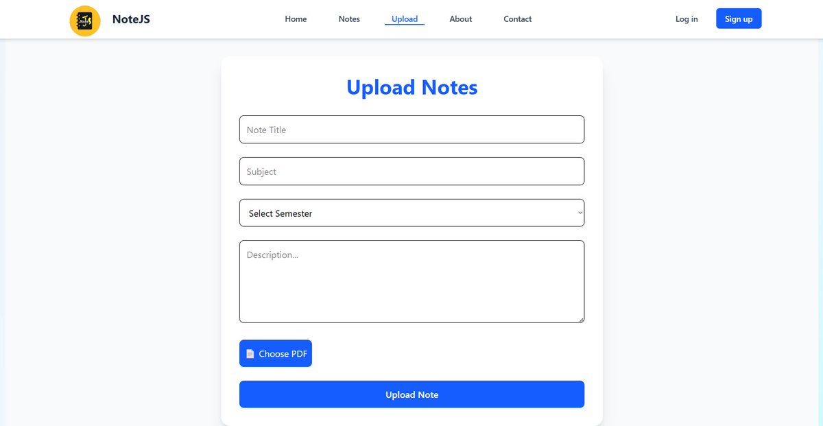 Pratik1671's tweet photo. Day 33 suiiiiiiii

Worked on my project by designing the View Notes and Upload Notes pages.

Making steady progress toward a complete and user-friendly interface.

@lftechnology #60DaysOfLearning2026 #LearningWithLeaping #LSPPDay33 #LeapfrogConnect https://t.co/72kmJ5n9Z6