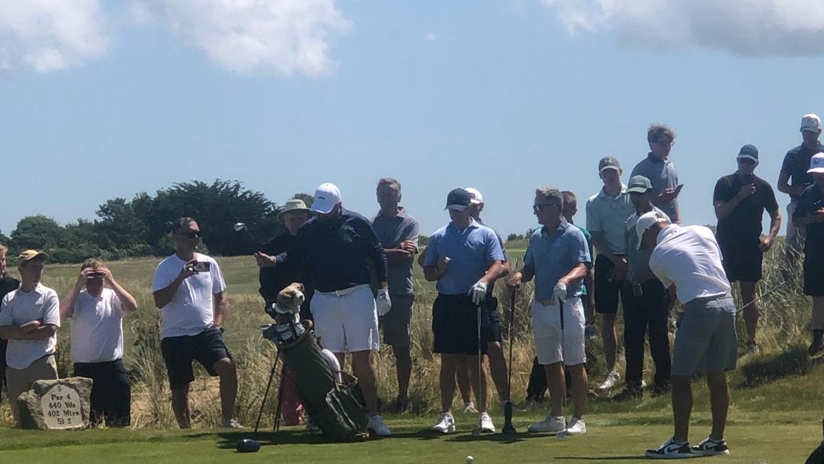 stenodocgolf's tweet photo. Welcome to St. Enodoc, Rory McIlroy, Shane Lowry and Luke Donald 👋 https://t.co/RW65Bm2u1g