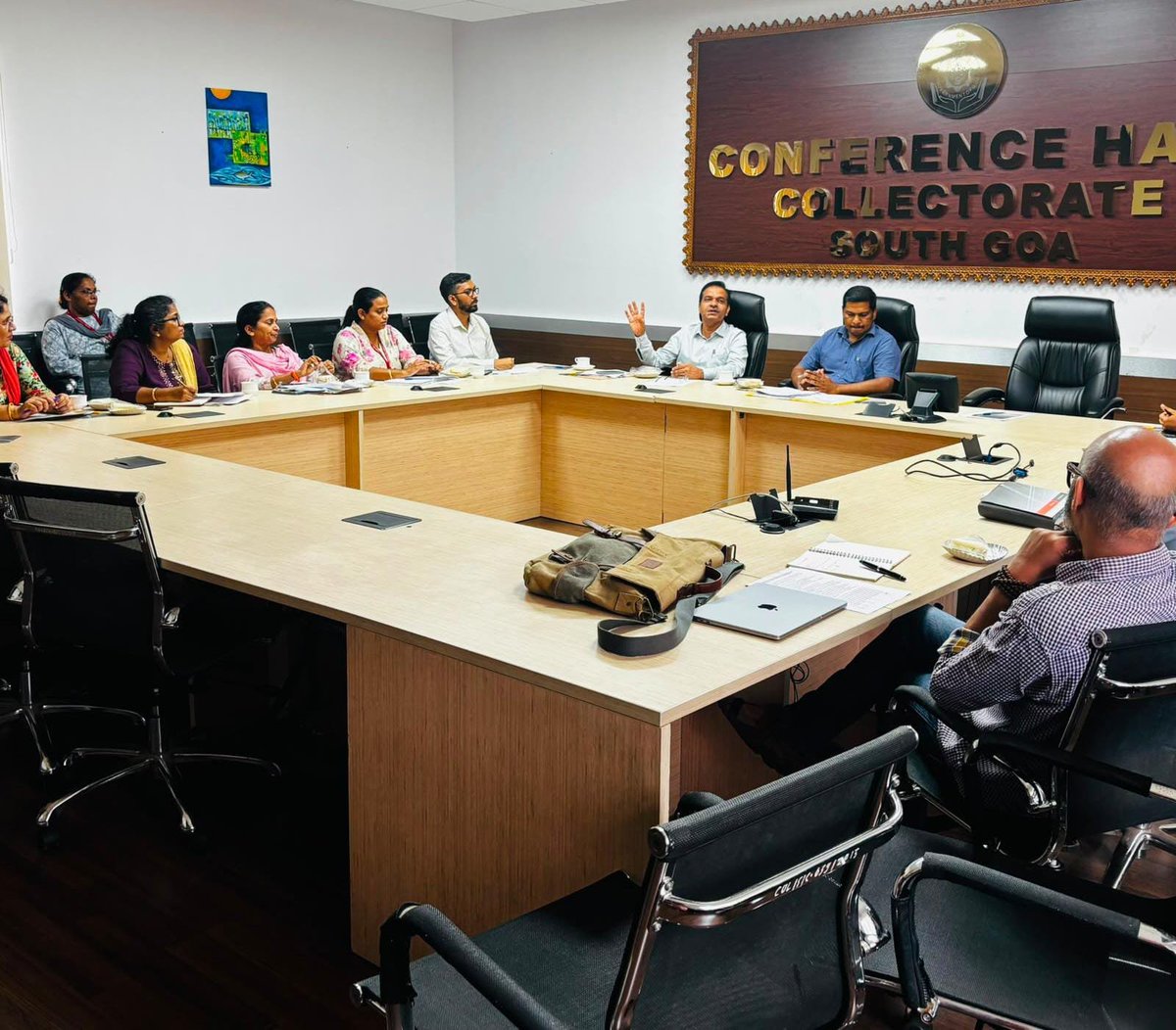 dip_goa's tweet photo. A meeting of the District Level Monitoring Committee (DLMC) on Mental Health and Prevention of Suicide in Higher Education Institutions was chaired by Shri Ramesh Gaonkar, Additional Collector-II, South Goa and H/c Kushavati Districts, in the presence of Shri Bhushan Savaikar, Director of Higher Education. The meeting reviewed the mental health initiatives undertaken at BITS Pilani and was attended by officials from the Departments of Health, Social Welfare, Law, Tribal Welfare, Technical Education, IPHB, along with the Director and faculty members of BITS Pilani.

During the meeting, the Committee reviewed seminars conducted on Emotional Intelligence and discussed measures to strengthen student well-being. It was decided to organise monthly health camps at BITS Pilani from August onwards. The BITS management informed that attendance for the upcoming health camp would be mandatory for first-year students, while the Chairperson directed that the camps be conducted every month. The Committee also resolved to make sports activities mandatory for first-year students and to organise a marathon on 10 October to mark World Mental Health Day.

The Chairperson directed all the concerned departments to closely monitor and ensure the effective implementation of the decisions taken during the meeting. The Chairperson also stressed the importance of regular monitoring to strengthen mental health support and promote the overall well-being of students.

@Coll_SouthGoa @KushavatiGoa @GovtofGoa