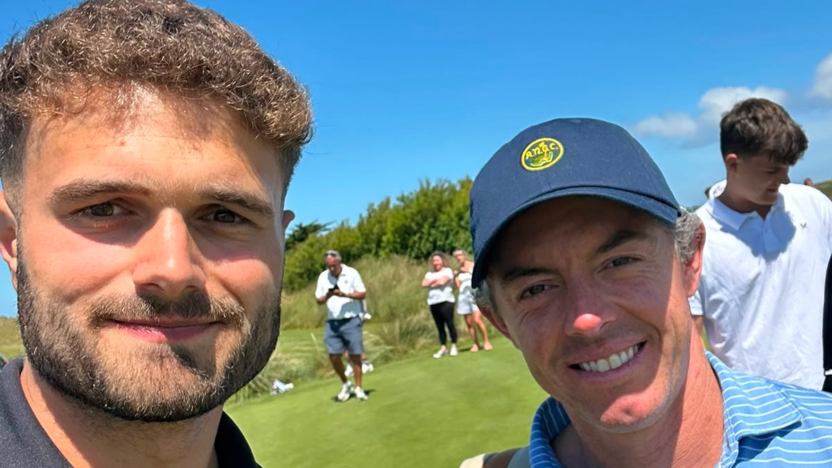 stenodocgolf's tweet photo. Welcome to St. Enodoc, Rory McIlroy, Shane Lowry and Luke Donald 👋 https://t.co/RW65Bm2u1g