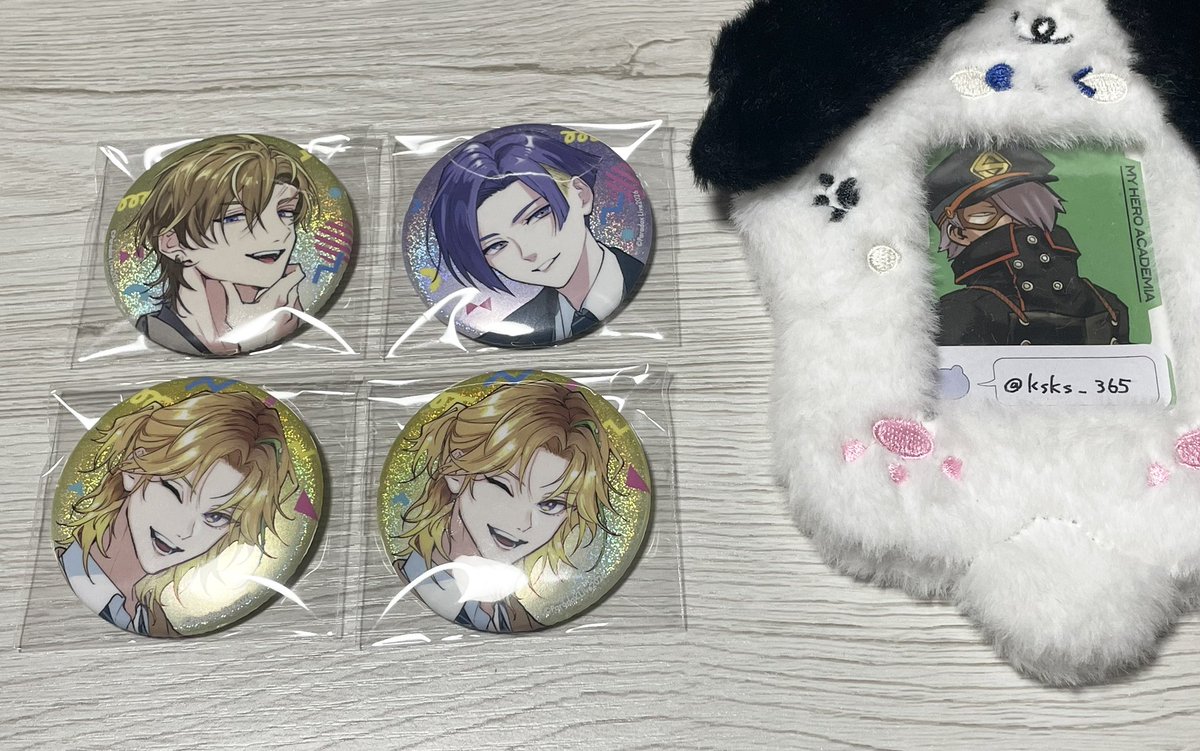 ksks_365's tweet photo. 【交換】パラライ Paradox Live パララブ学園 Gプリ 缶バッジ

【譲】画像参照

【求】
缶バッジ：憂人、紫音1＞ロクタ

Gプリ：アレン1、直明1
決まり次第 画像3＞4、同種 ロクタ

智生は憂人と最優先 
Gプリ1段目は画像3優先
直明は他含む2～
郵送希望
検索からでもお気軽にお声がけください https://t.co/eZXzJtuWrV