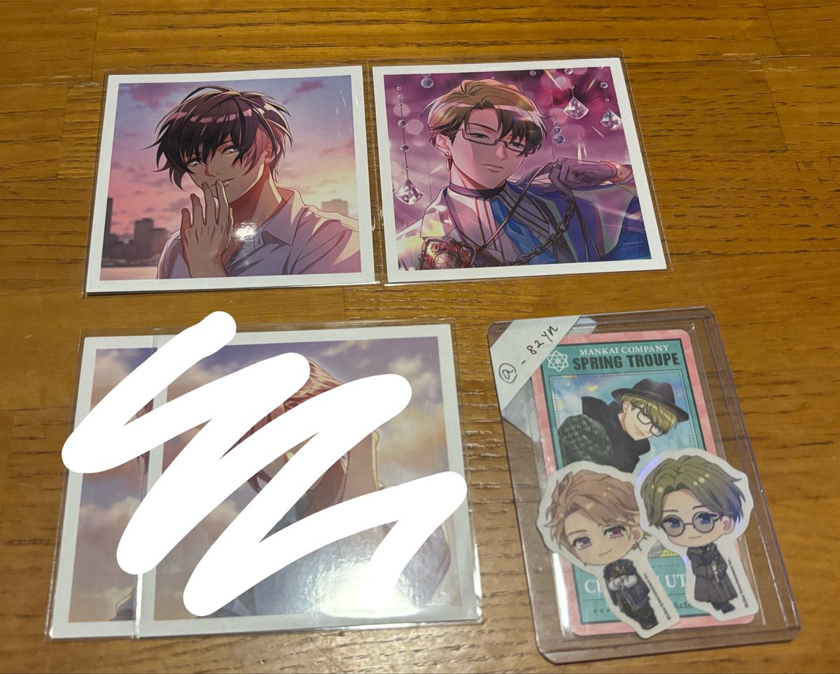 _82yn's tweet photo. 【交換】A3! ましコレ 春夏 秋冬 過去弾 vol.11

譲)真澄、千景、一成、☆万里、十座、臣、左京、東

求)
箔:密、太一>ガイ
N:開花後至2>その他リプ

☆は箔纏めて優先
郵送又は大阪、難波手渡し
姉分含むお取引
お時間いただく場合ございます。 https://t.co/p8HNGnaaqj