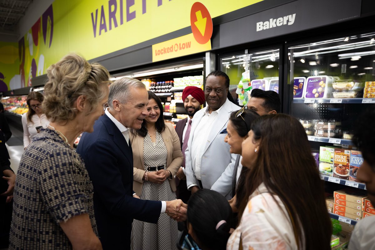 MarkJCarney's tweet photo. Today, more than 12 million Canadians receive the Canada Groceries and Essentials Benefit payment.

That benefit is delivering up to $1,890 this year to help families with the essentials — putting more money back into the bank accounts of Canadians who need it most. https://t.co/yJCw4eWEP4