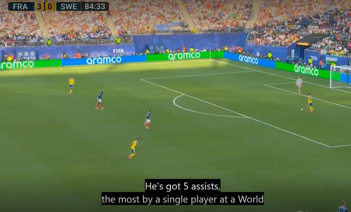 StatsPerform's tweet photo. France are back in FIFA World Cup knockout action today, and their attack is already making history.

During their Round of 32 win over Sweden, our Data Insights team supported ITV with real-time Opta insight on France’s record 3+ goal run and Michael Olise’s creative milestone.

From proactive research to live broadcast storytelling, Opta data helps media teams add context, scale and meaning to the biggest tournament moments.