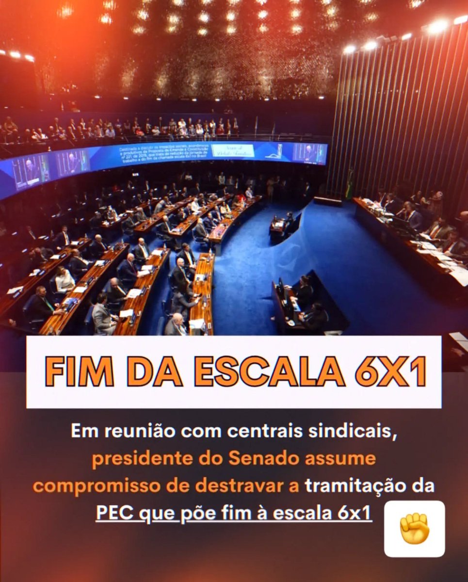 urbanitariospa's tweet photo. 💪🏽No dia 1º de julho, o movimento sindical obteve o compromisso de Alcolumbre de destravar a PEC do fim da escala 6x1. Esse passo é fruto da mobilização das centrais sindicais e dos movimentos sociais.

#urbanitáriosdopara
#FNU https://t.co/4U13cvuk7r