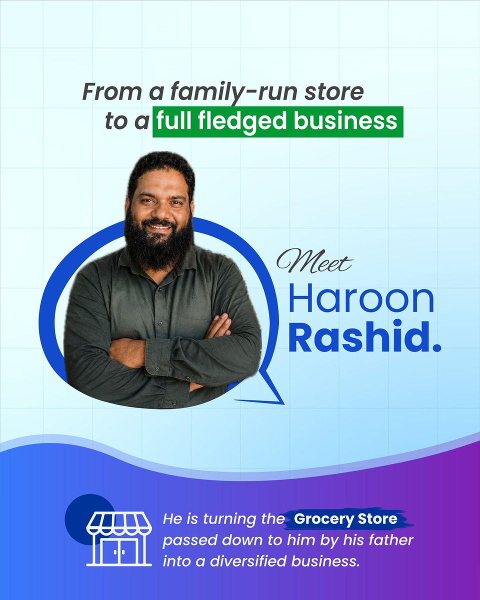 InvestCG_India's tweet photo. One generation built it. The next is growing it.

After RAMP's CEPI Entrepreneurship Development Programme, Haroon Rashid expanded beyond his family's grocery store and is set to launch an edible oil manufacturing unit.

Another MSME. Another success story.

#CGBusinessEasy https://t.co/Kxvaze6N1f