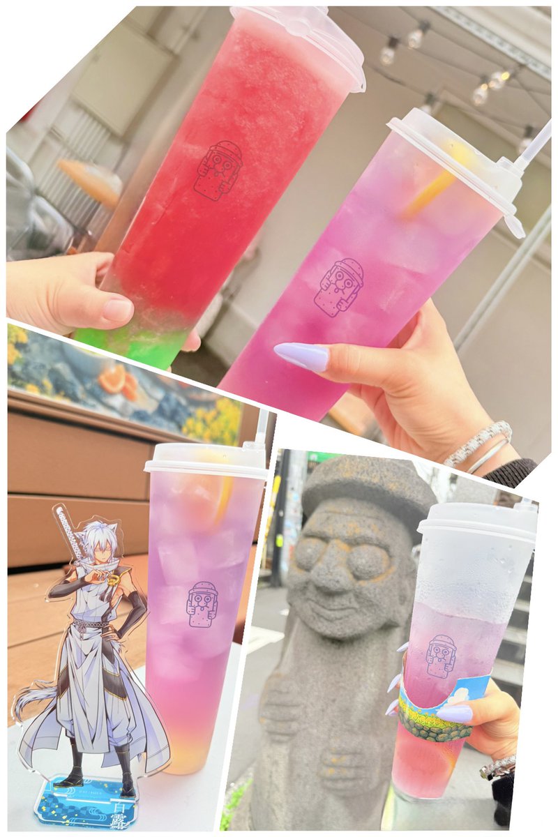 annin_2191's tweet photo. 東京おでけけした日記📖☡✍
with~白露ちゃん🐺🩵

☆ケジャンがどおしても食べたかった🤤

☆クソデカドリンクの色綺麗🩷

☆ドームにて⚾️観戦🏟

 #推しを引き連れてどこまでも
 #巷ではスイカジュースがブームらしい
 #楽天と西武どっち応援してるか不明な写真でわらた https://t.co/eG4ywuPPHf