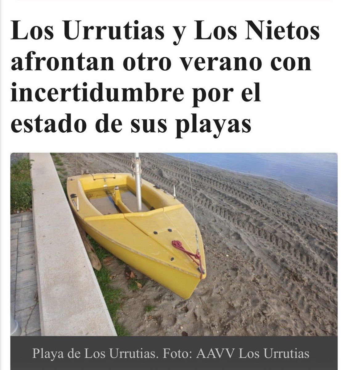 PenchoE's tweet photo. @CartagenaPP @NoeliaArroyoHer @DeCarthago @Ortega8019 @JaudenesN @CristinaMora_MV @belenromero100 @aguirre_manu @SebasHidalgomz @nnggcartagena @aidachueco @DavidCaroFrutos Porque no hacéis el reportaje en Los Nietos o en Los Urrutias? https://t.co/4z7TPk7Ukf