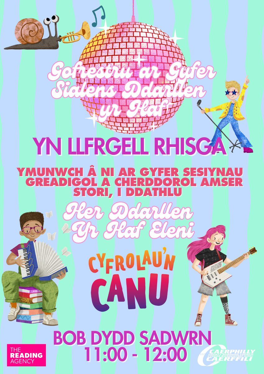 RiscaLibrary's tweet photo. Dechrau Yfory! 
Starting tomorrow! https://t.co/UYFm8DlQm5