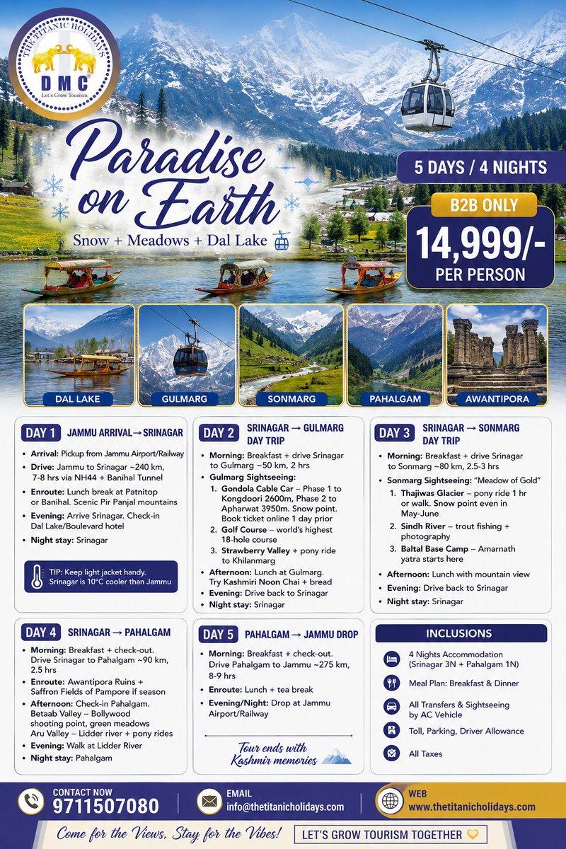 HolidaysDmc's tweet photo. Paradise on Earth Book Now https://t.co/D3QiwqUb2M