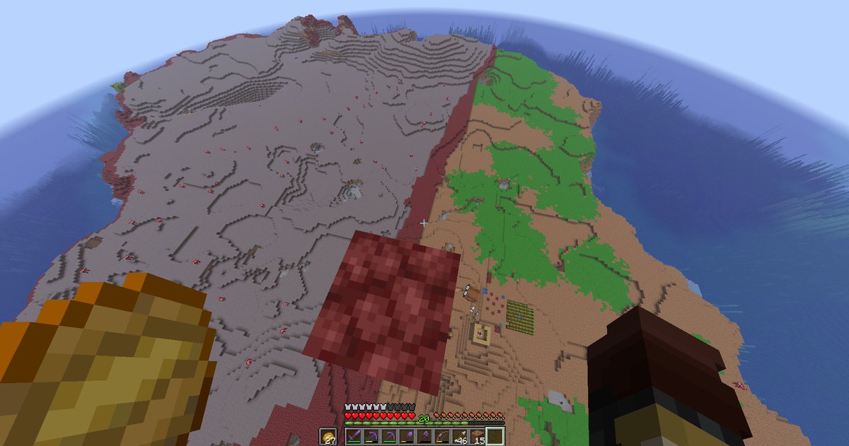 Zaridos's tweet photo. Hace meses que dejé de subir contenido... No porque los haya abandonado sino porque me toma mucho tiempo avanzar. Les dejo capturas de las cosas nuevas que estuve haciendo en #minecraft. Estuve en muchas AncientCities buscando el trim y aproveché para dejar la isla de verde. https://t.co/oqigRiieh3